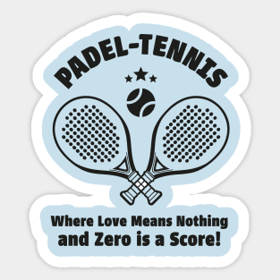 Padel Tennis Sticker